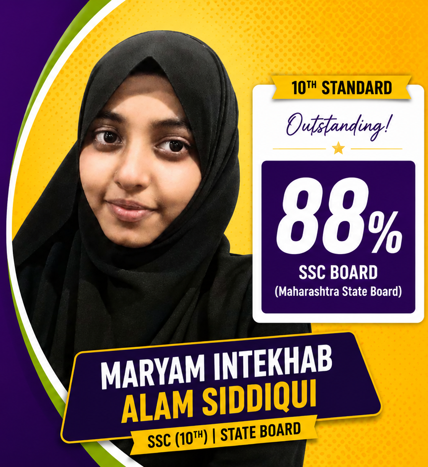 Shaikh Ayesha Aneequa Peerbax 92% SSC Board Topper